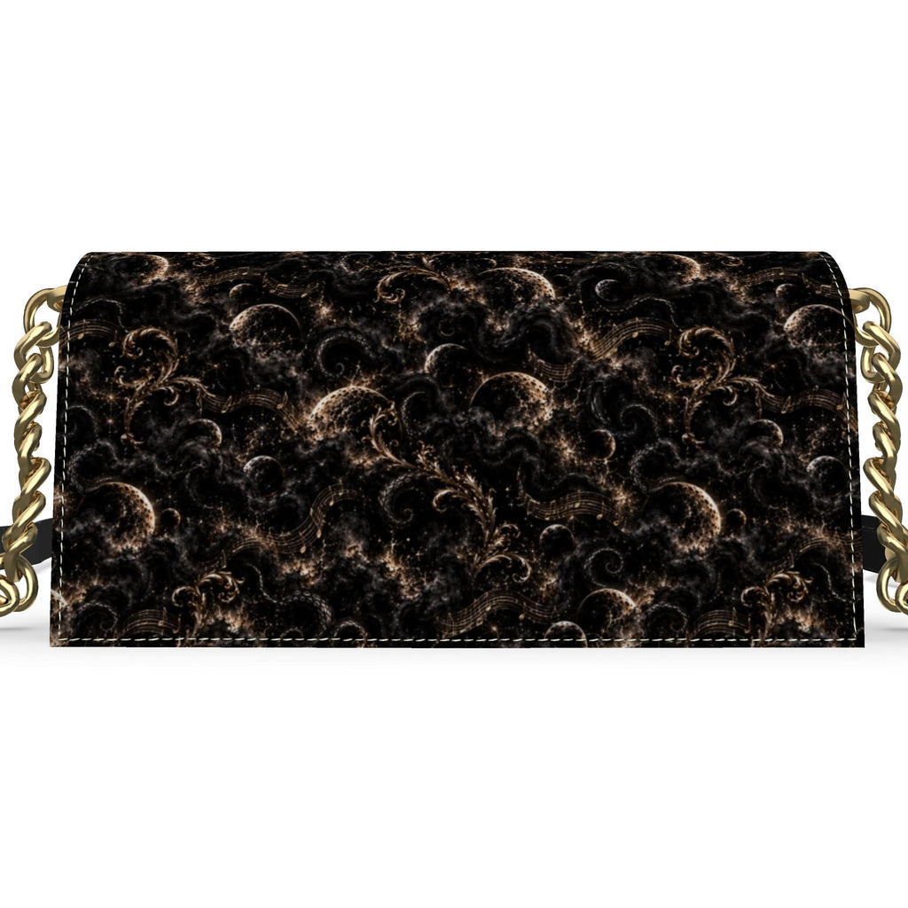 Blind Dreamer Flap Over Leather Convertible Evening Bag