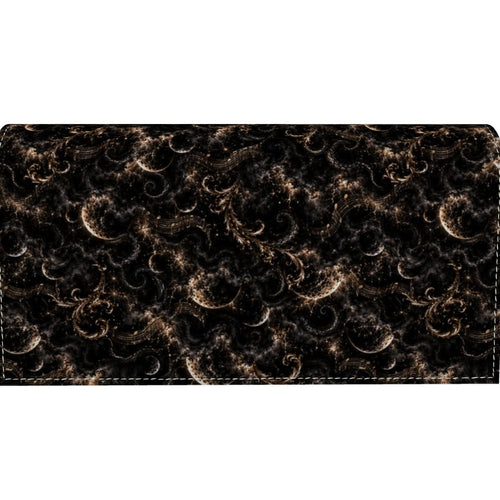 Blind Dreamer Flap Over Leather Convertible Evening Bag