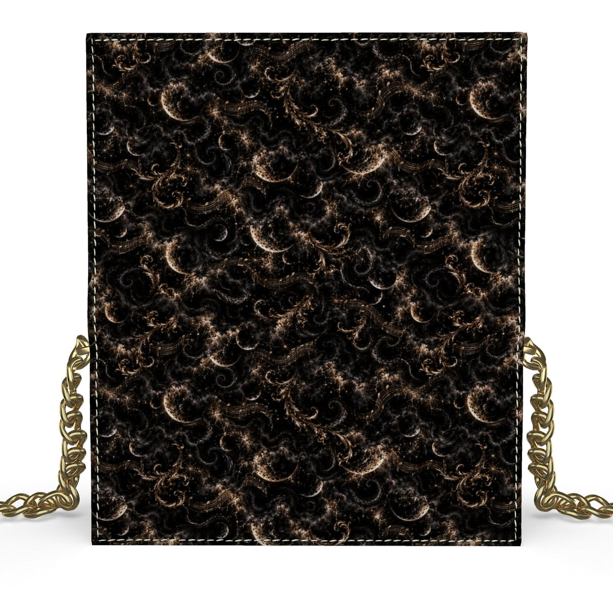 Blind Dreamer Flap Over Leather Convertible Evening Bag