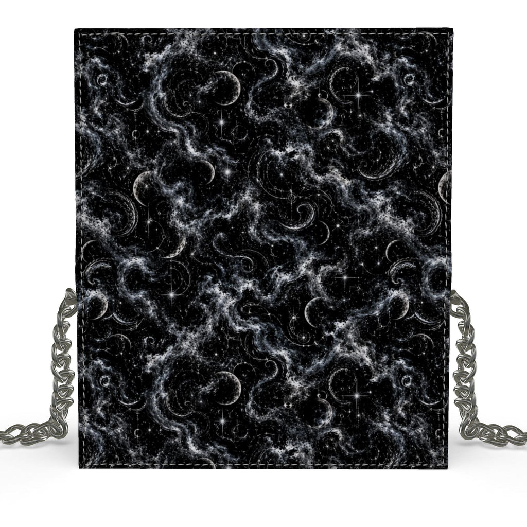 Final Refrain Flap Over Leather Convertible Evening Bag
