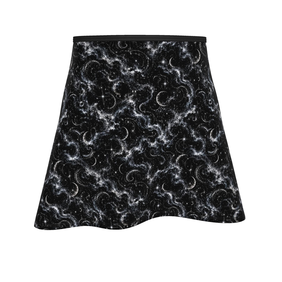 Final Refrain Short Quilted Skater Skirt