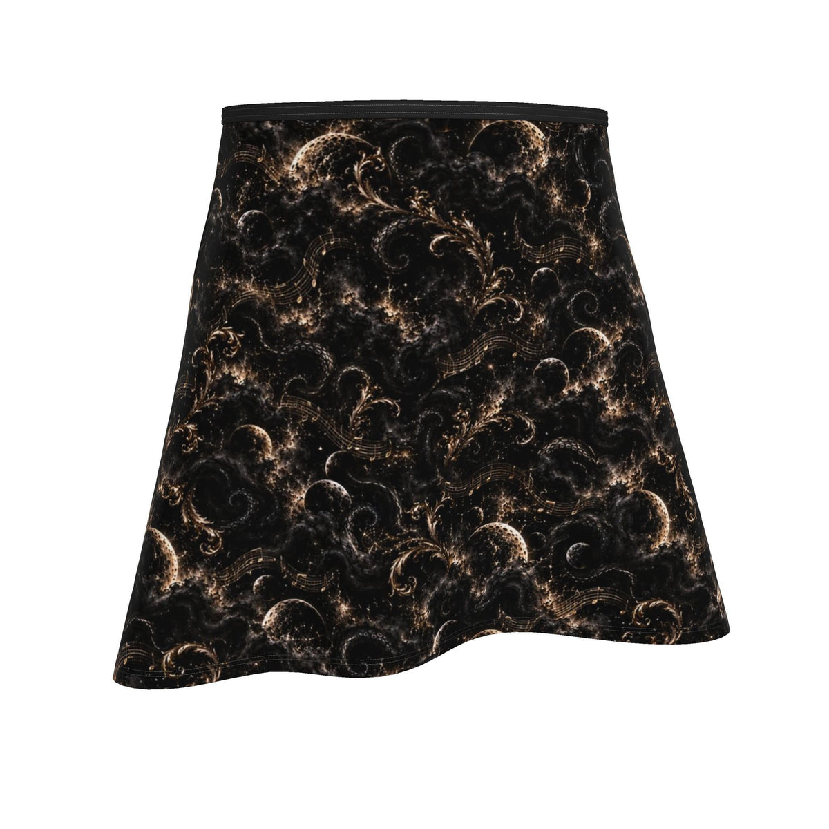 Blind Dreamer Short Quilted Skater Skirt