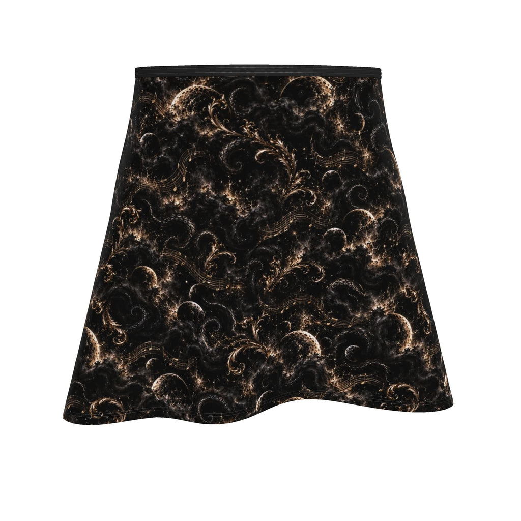 Blind Dreamer Short Quilted Skater Skirt