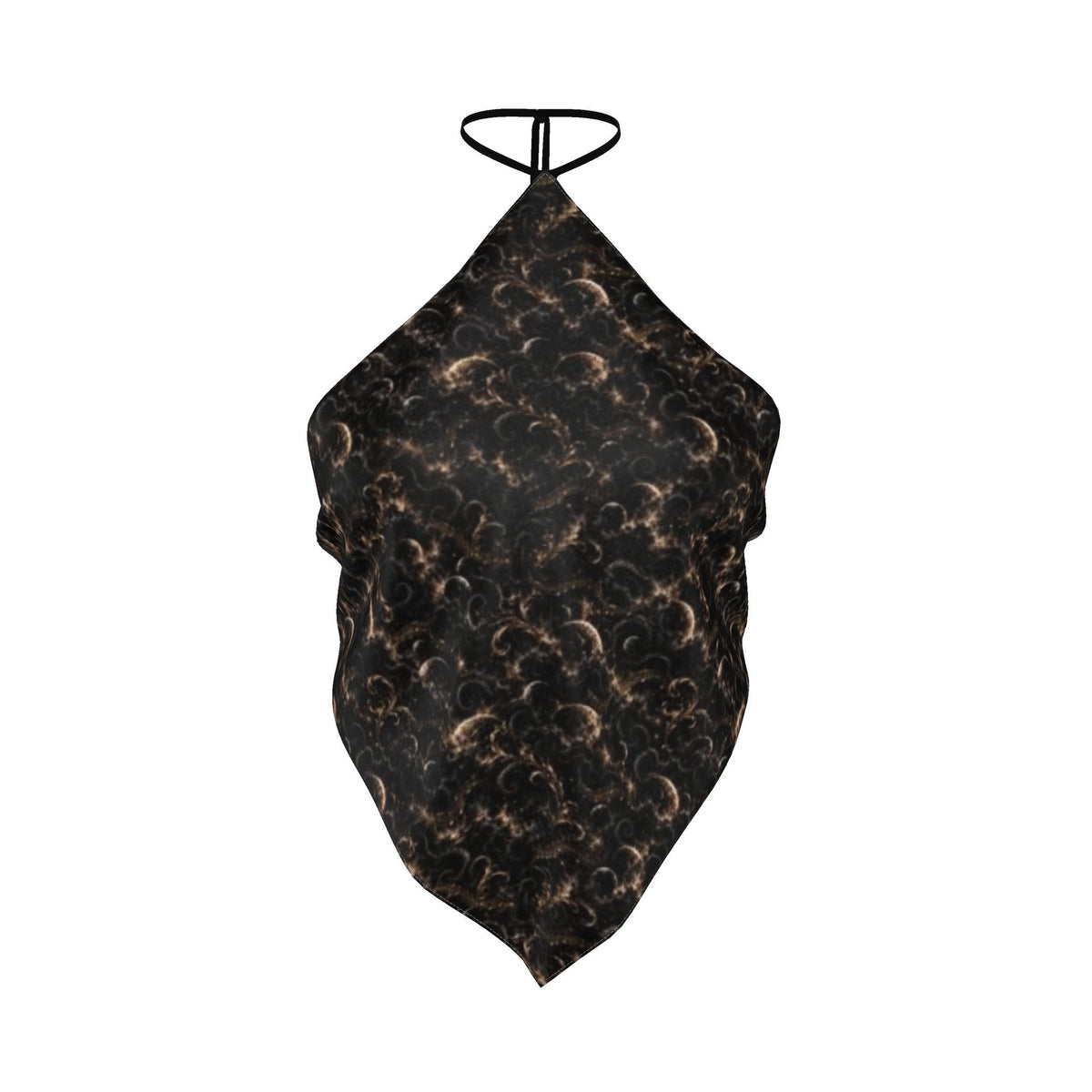 Blind Dreamer Silk Satin Bandana Halter Top