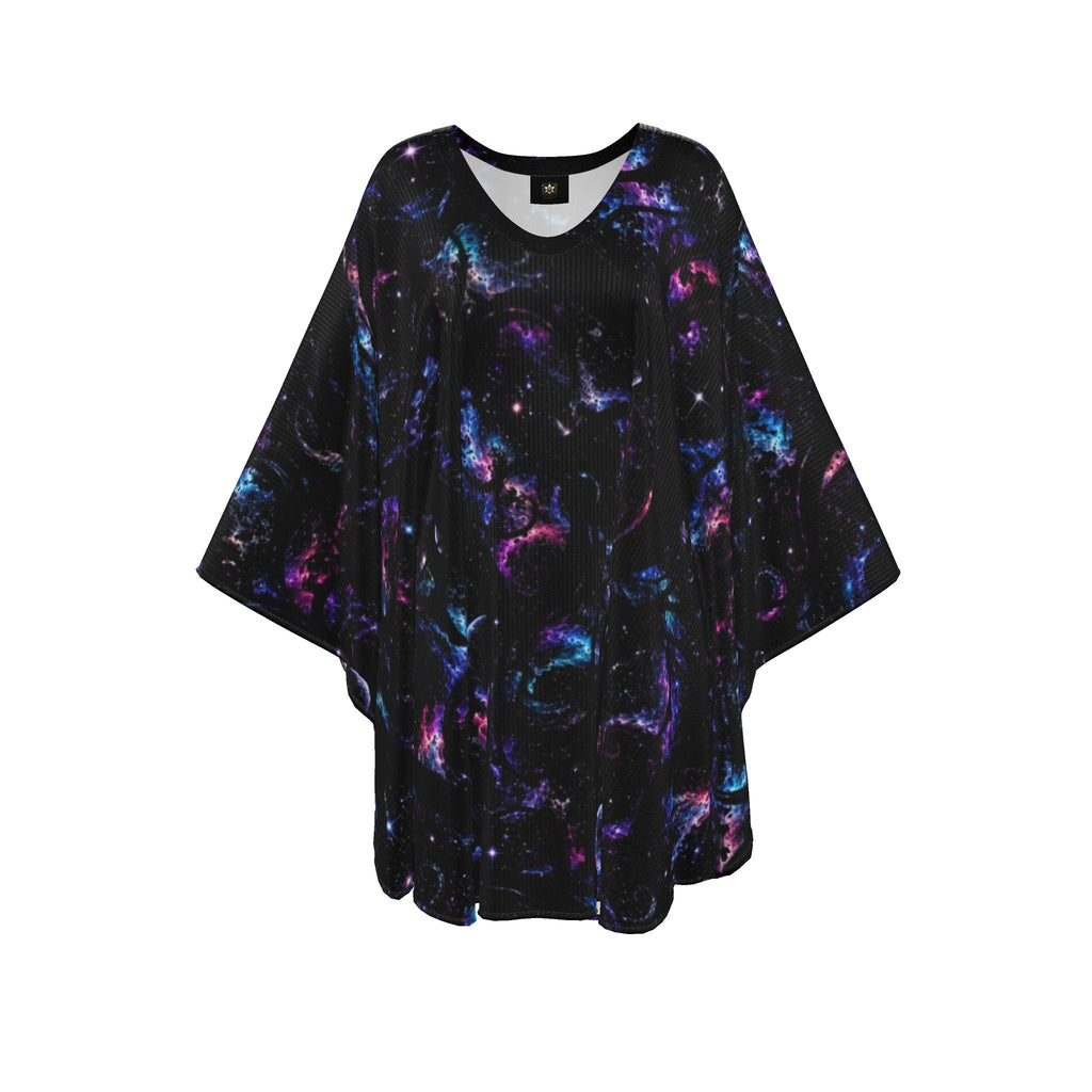 The Lurking Natural Silk Short Kaftan Dress