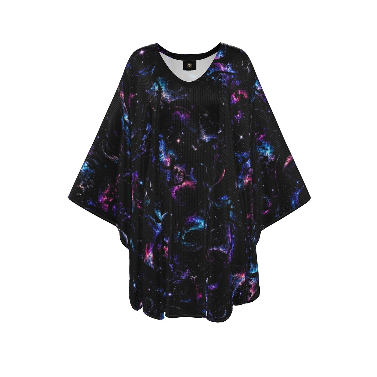 The Lurking Natural Silk Short Kaftan Dress