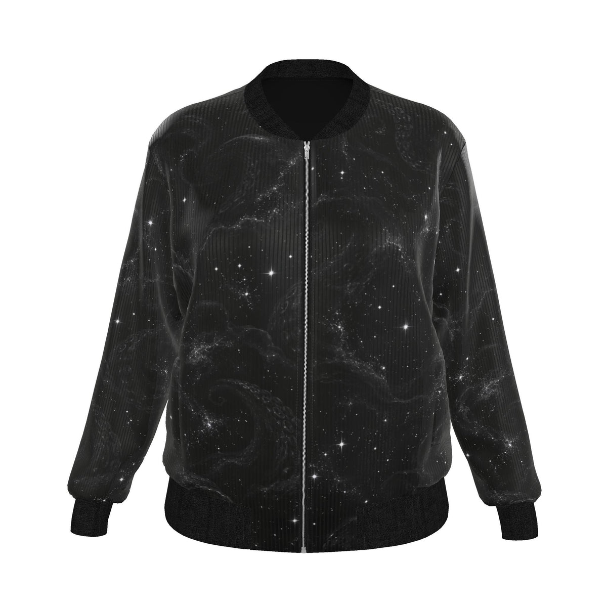 Vestigial Void Reversible Silk Bomber Jacket