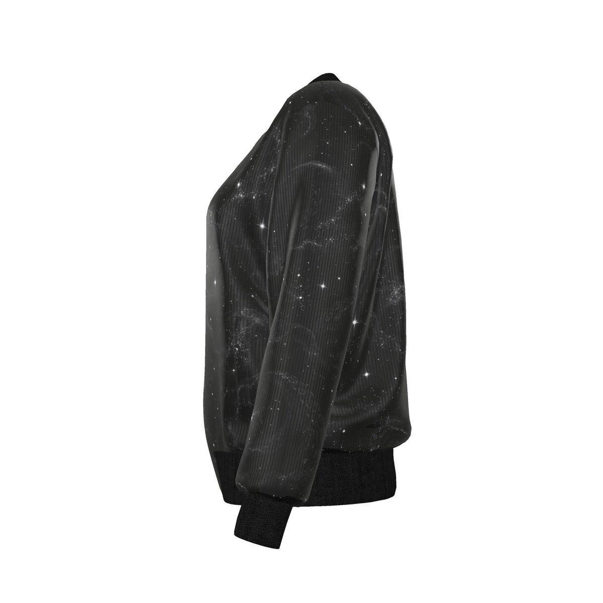 Vestigial Void Reversible Silk Bomber Jacket