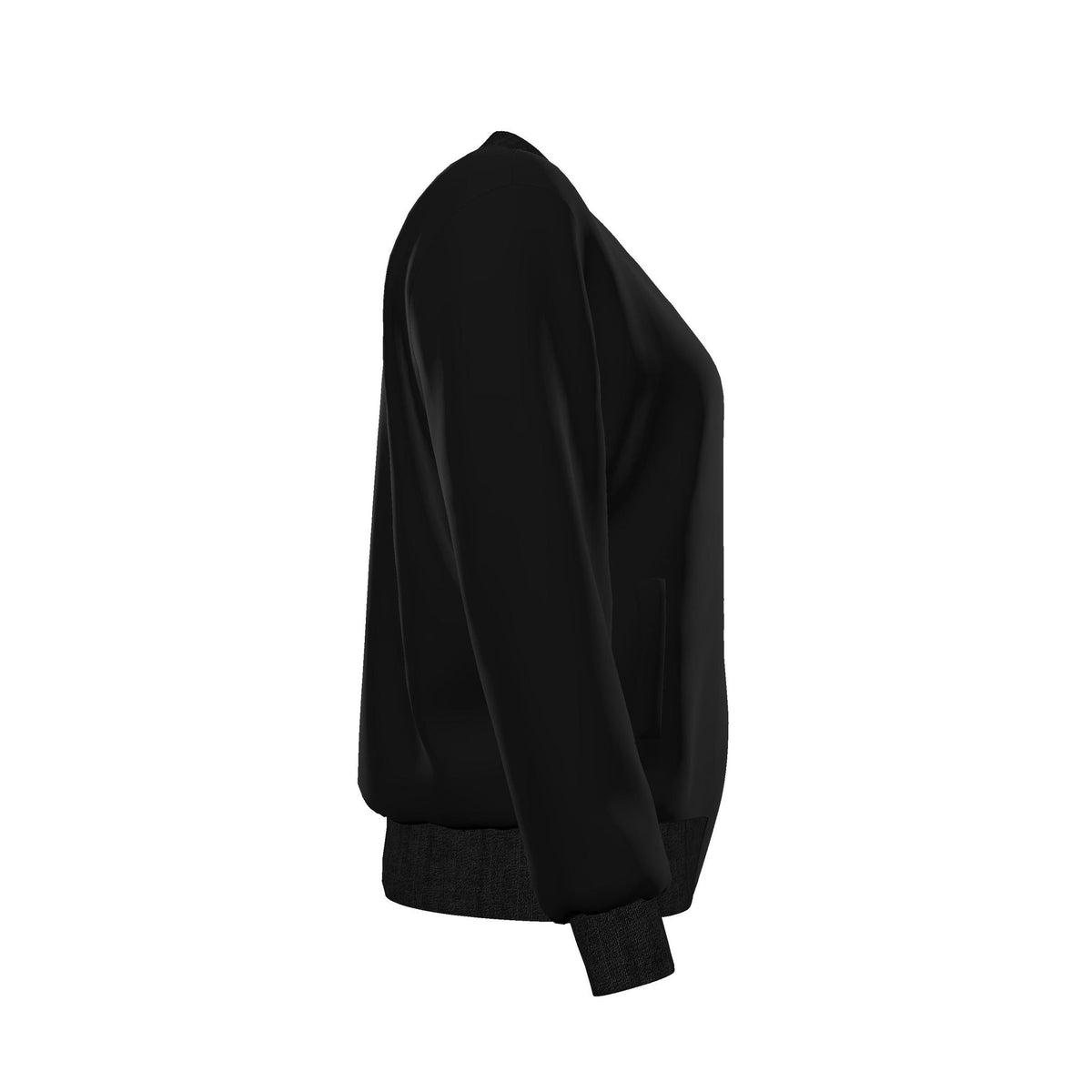 Vestigial Void Reversible Silk Bomber Jacket