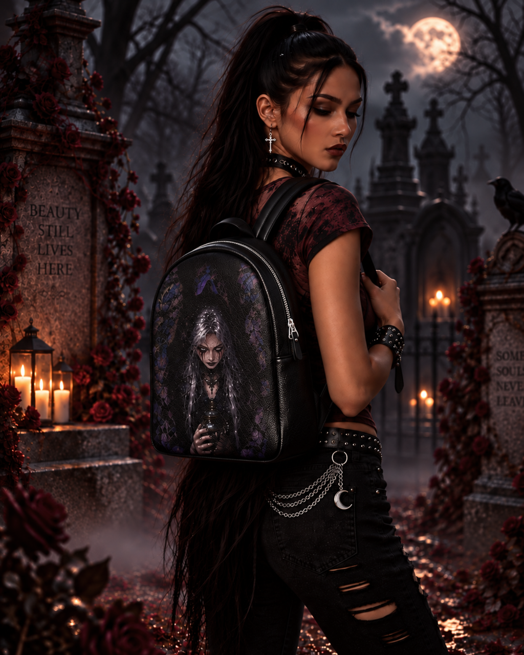 Banshee Born Leather Backpack