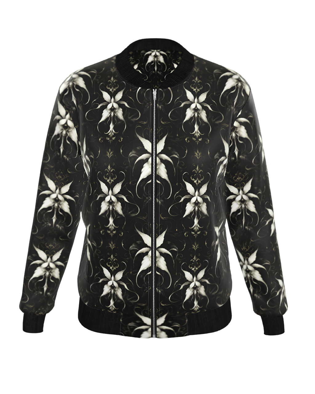 Women's Signature Reversible Silk Bomber Jacket