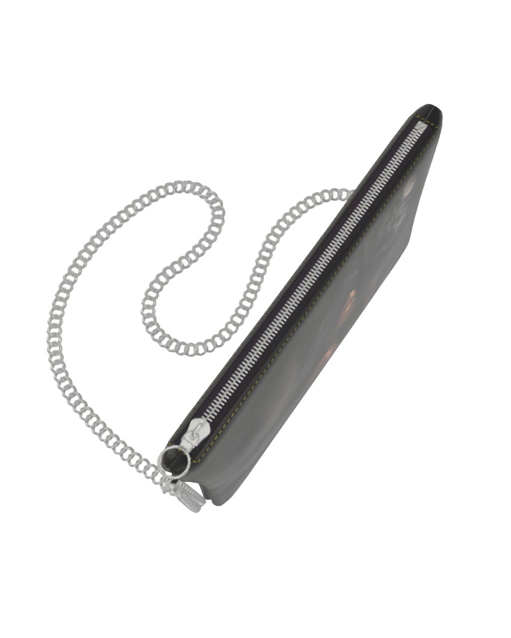 The Veil Leather Crossbody Bag With Removable Chain