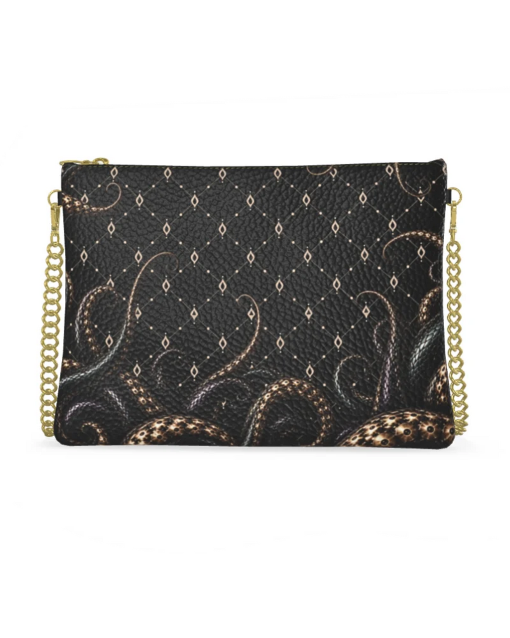 The Grasp Crossbody W/Chain - Gold
