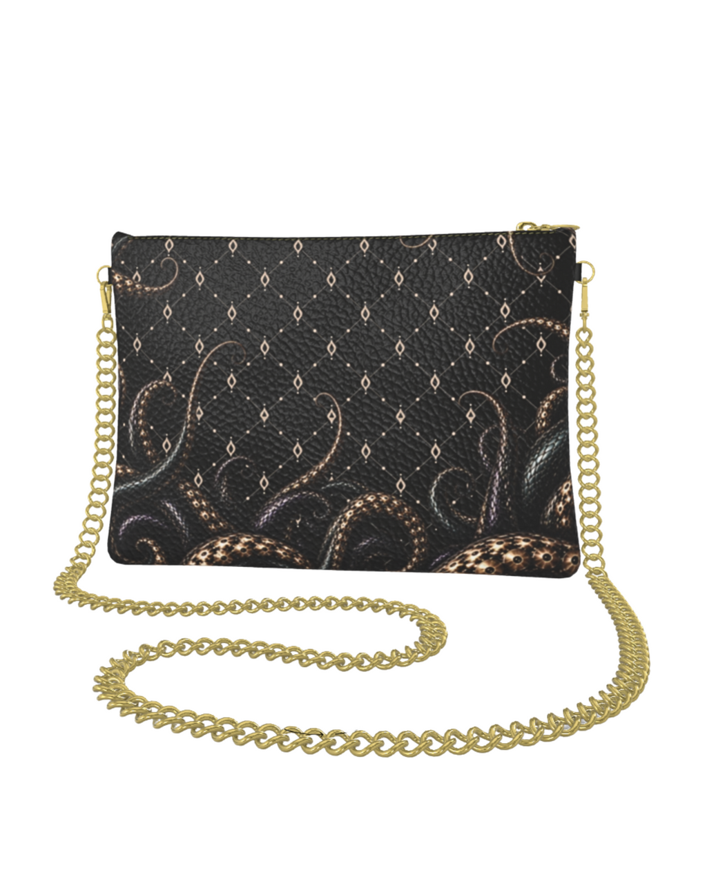 The Grasp Crossbody W/Chain - Gold