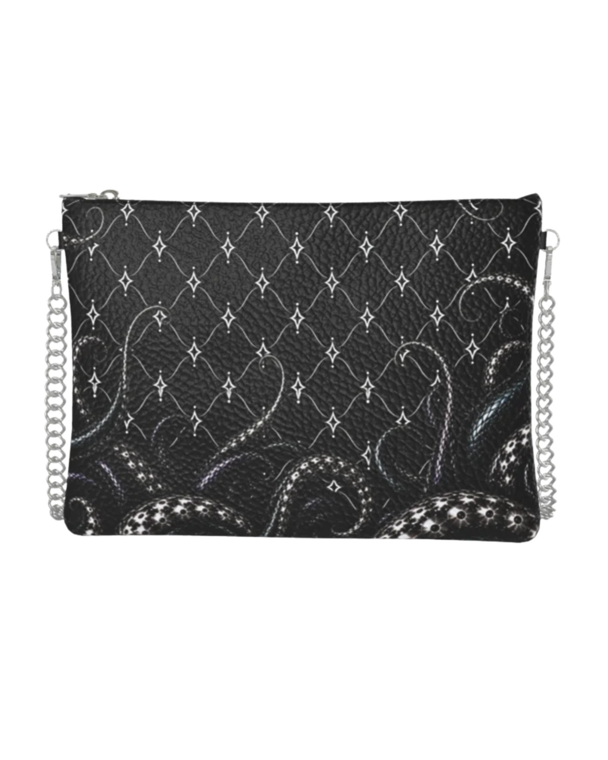 The Grasp Crossbody W/Chain - Silver