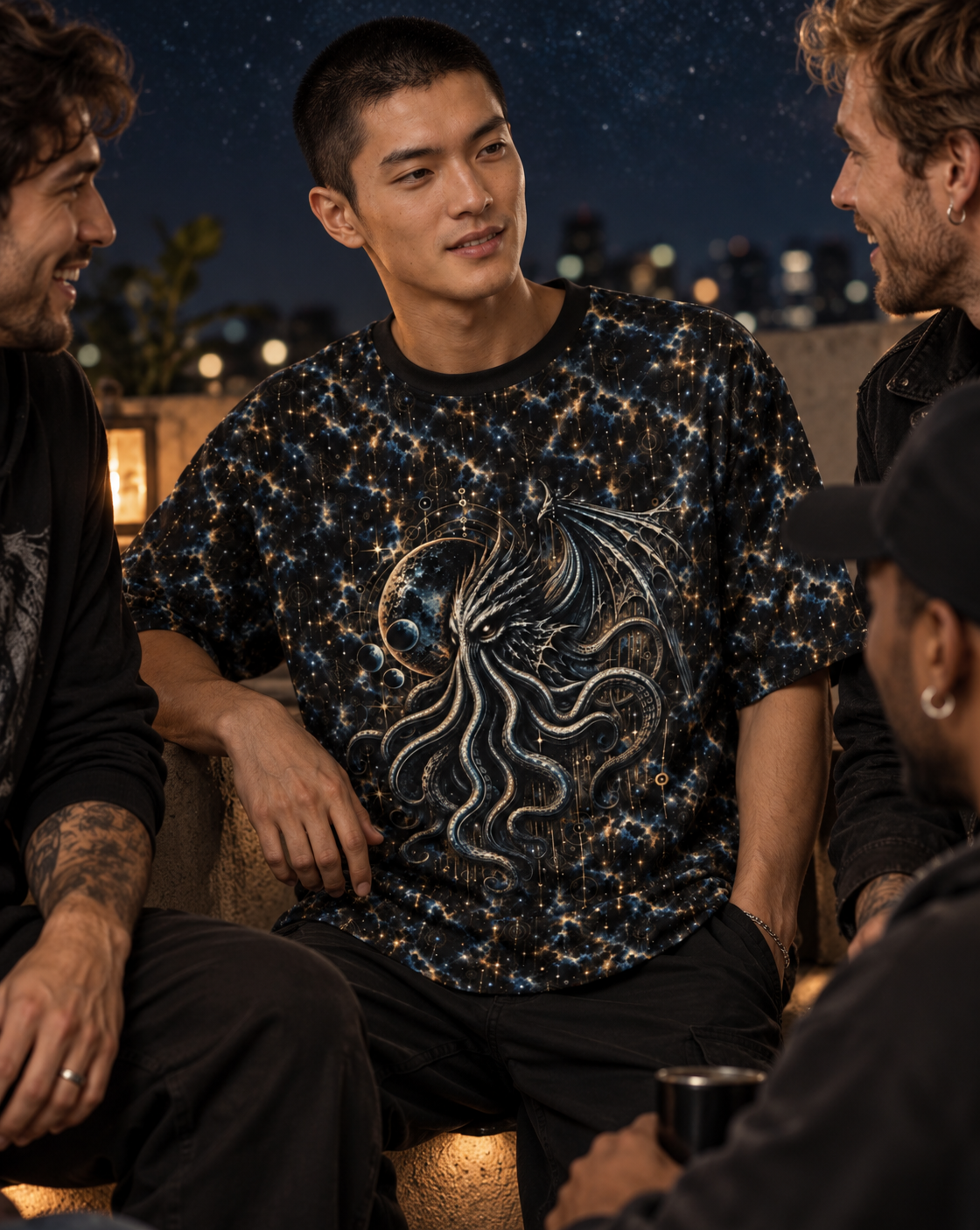 The Rising Men's Oversized T-Shirt