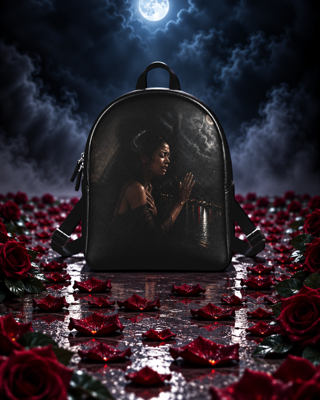 The Veil Leather Backpack