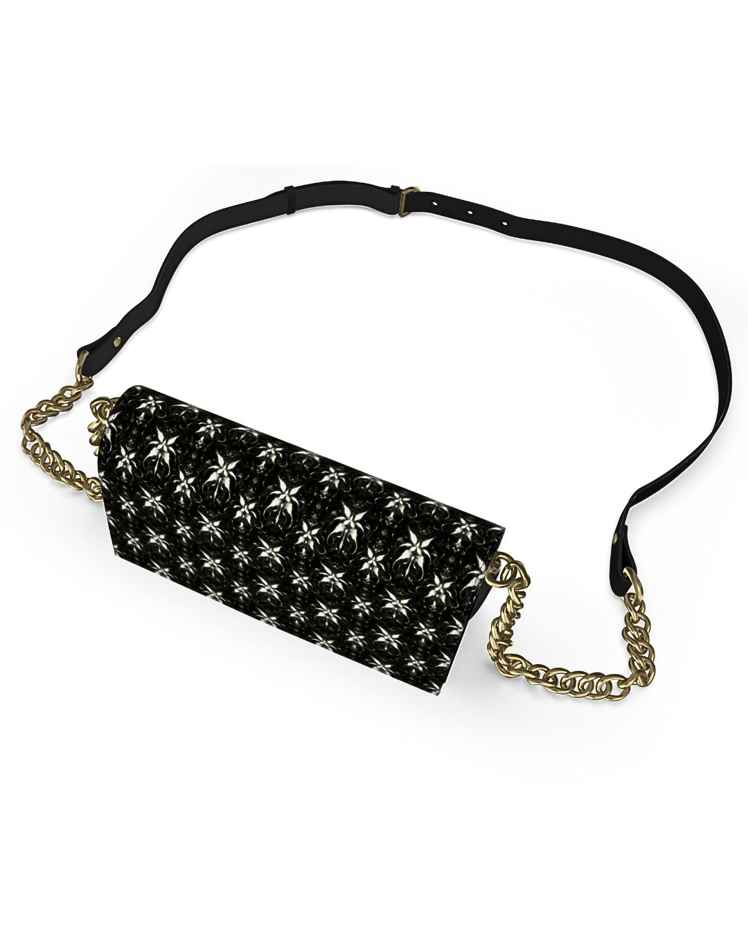 Signature Leather Convertible Evening Bag