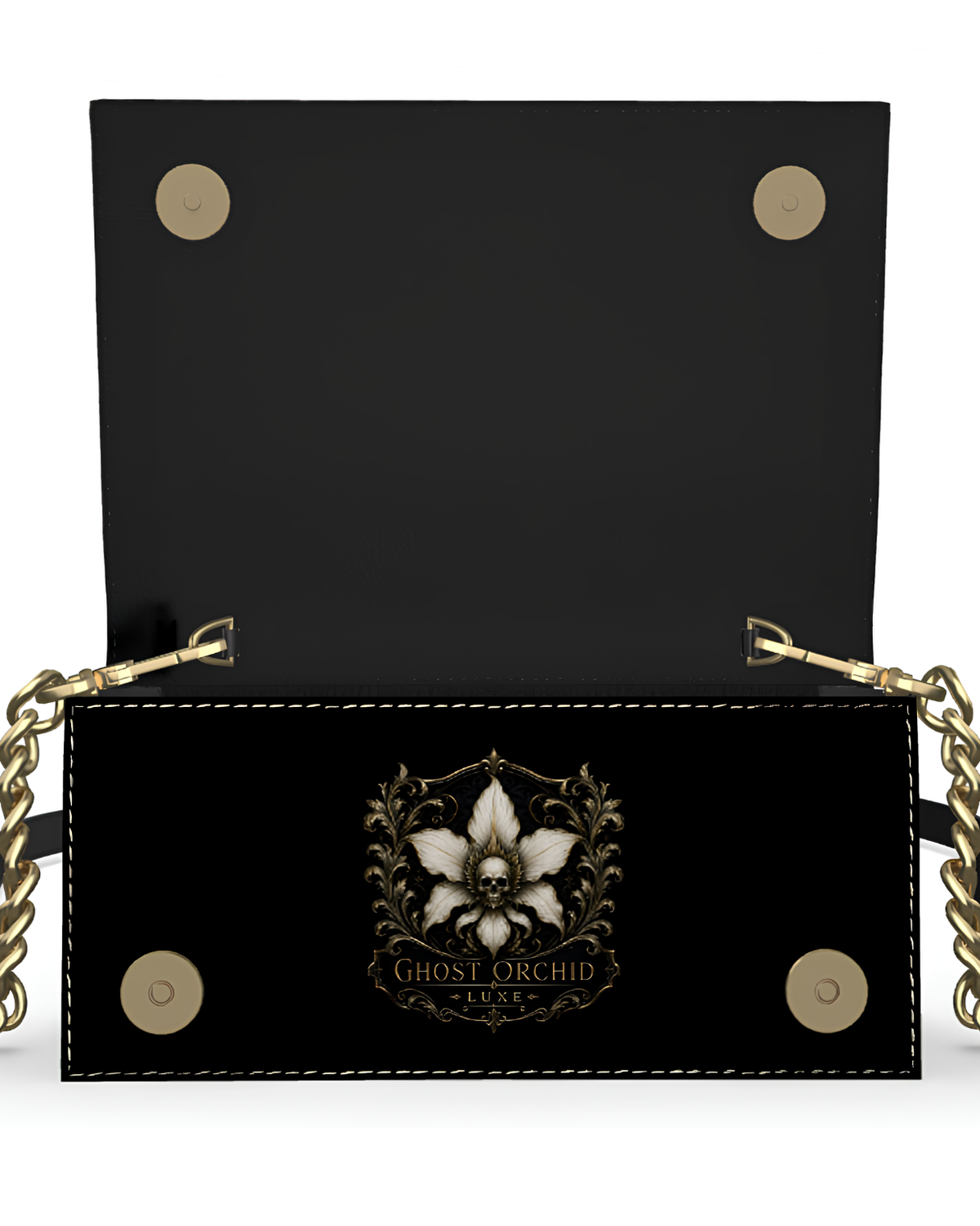 Limited Edition Whispers Beneath Paris Leather Convertible Evening bag