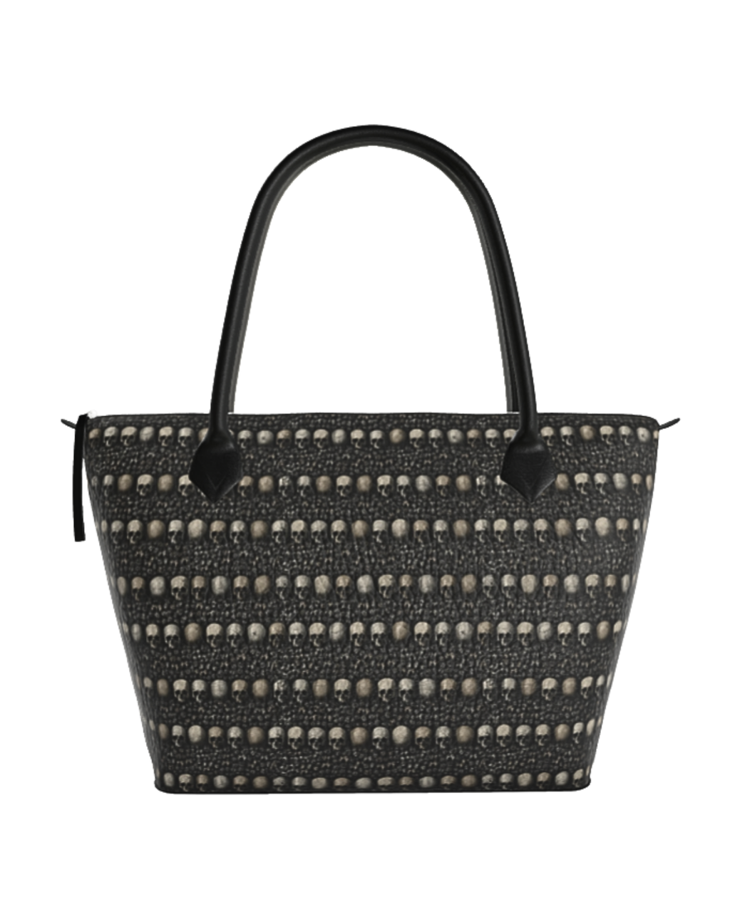 Limited Edition Whispers Beneath Paris Zip-Top Leather Tote Handbag