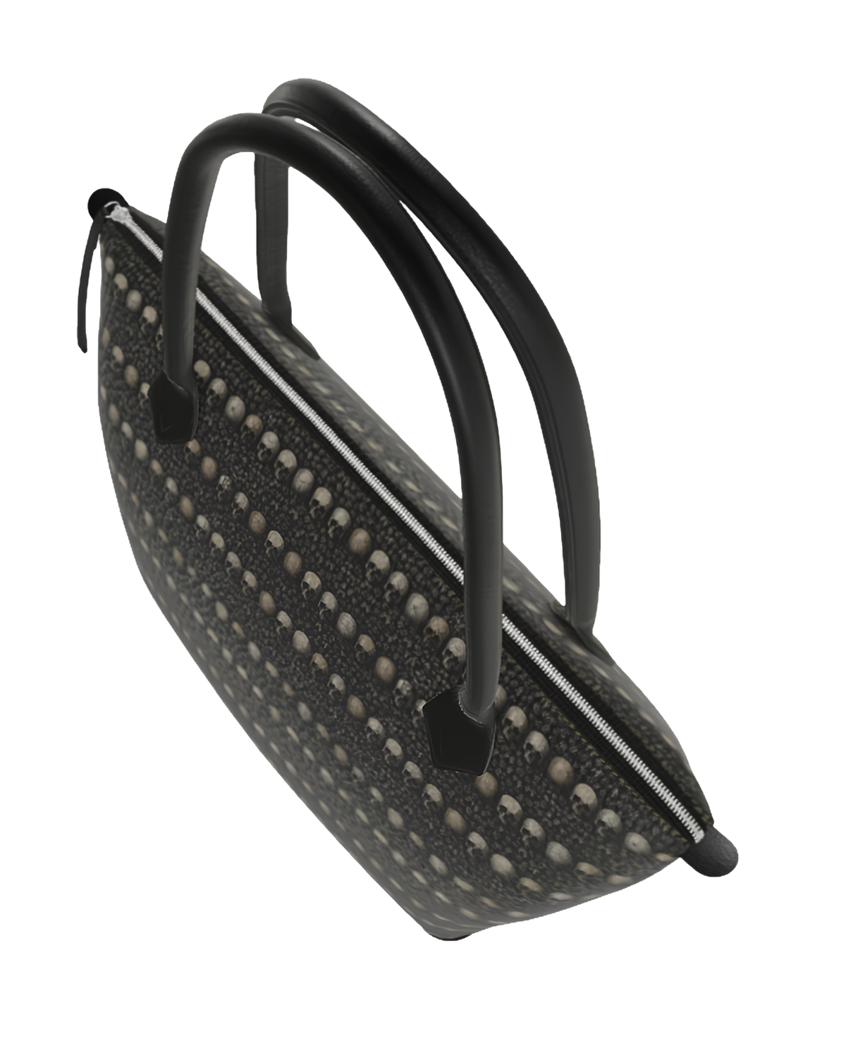 Limited Edition Whispers Beneath Paris Zip-Top Leather Tote Handbag