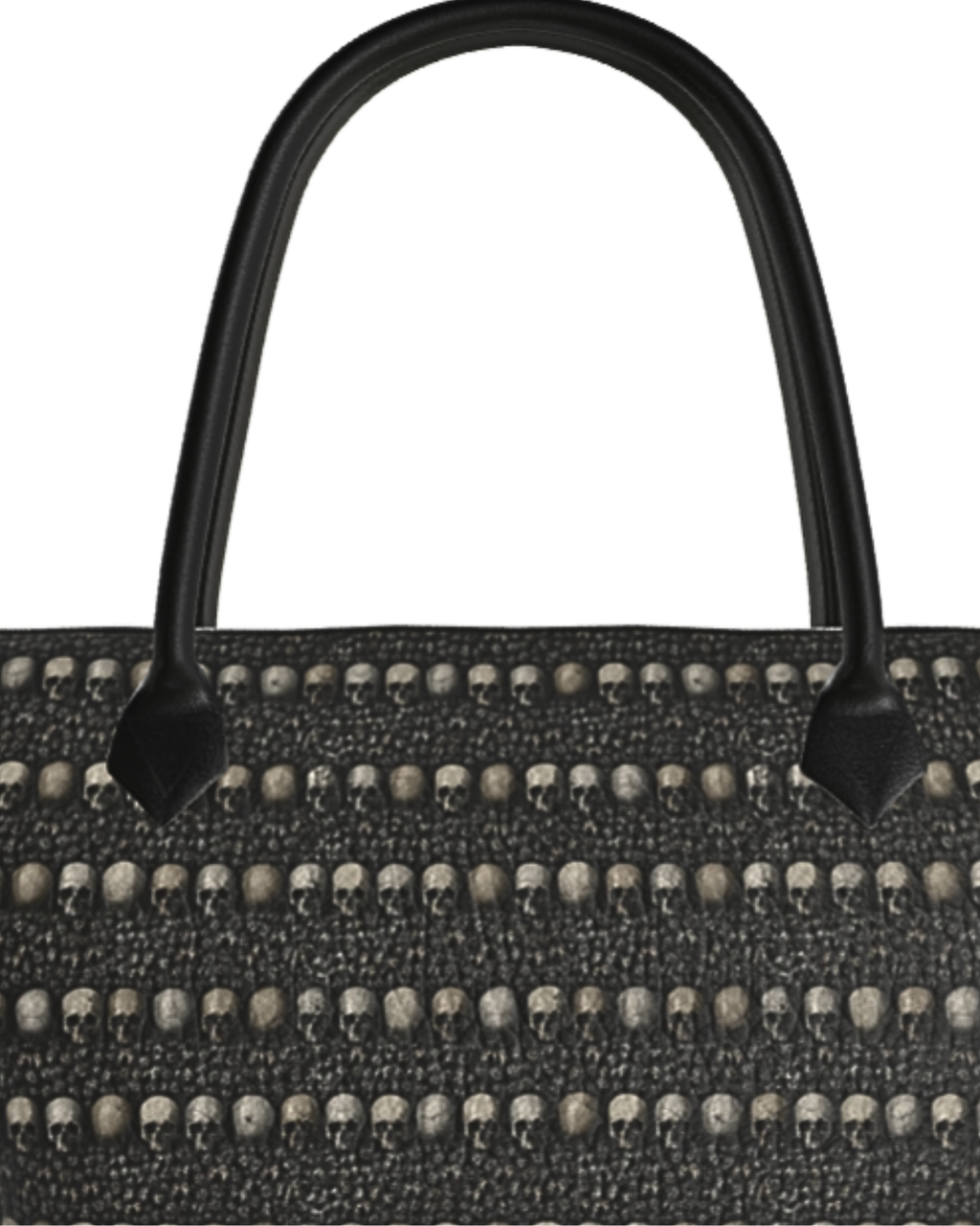 Limited Edition Whispers Beneath Paris Zip-Top Leather Tote Handbag