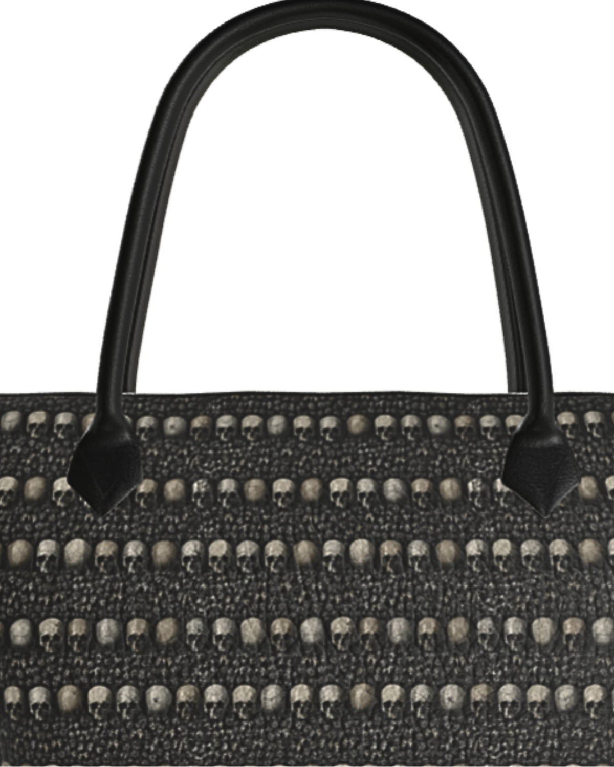 Limited Edition Whispers Beneath Paris Zip-Top Leather Tote Handbag