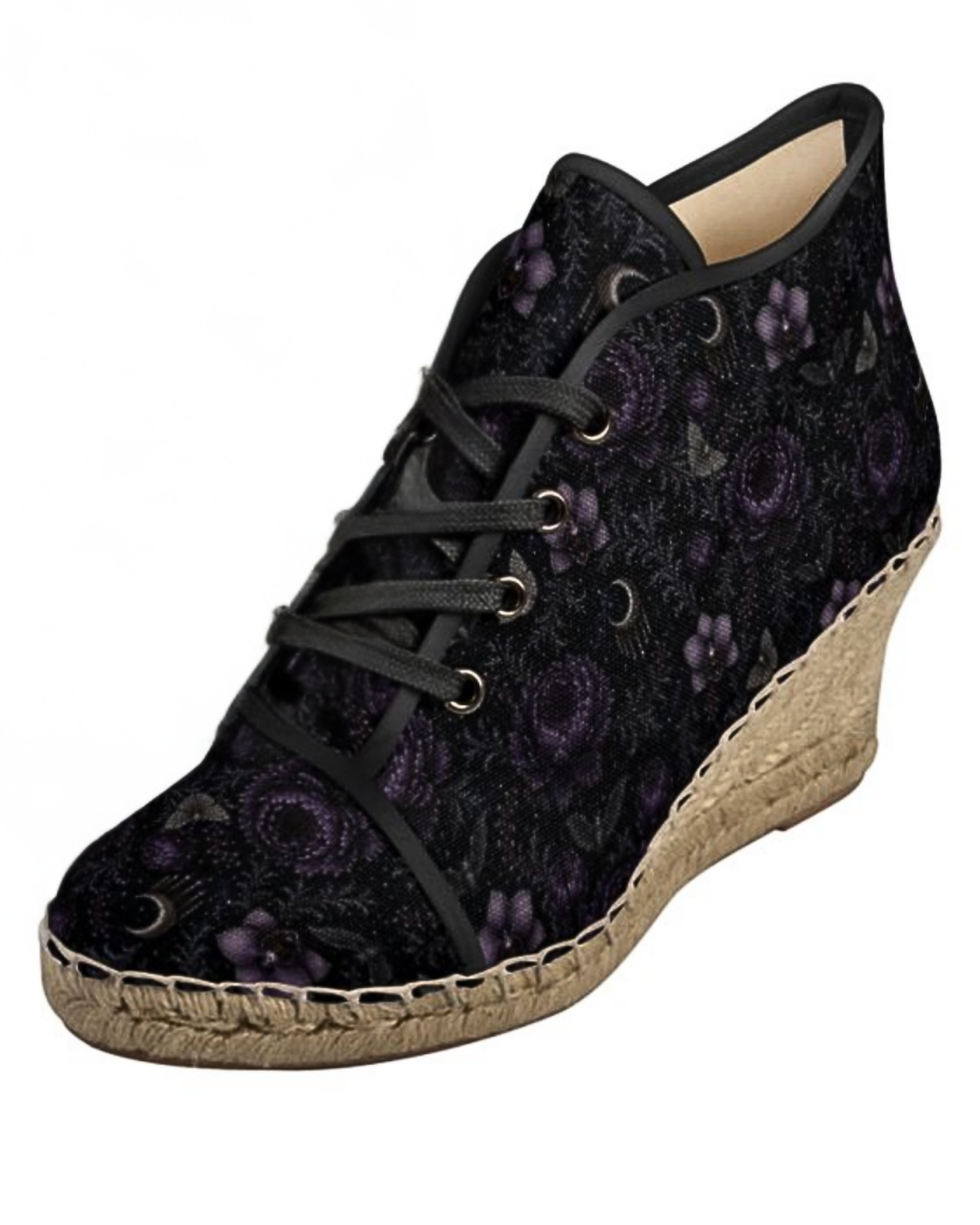 Eternal Nocturne Wedge Espadrilles