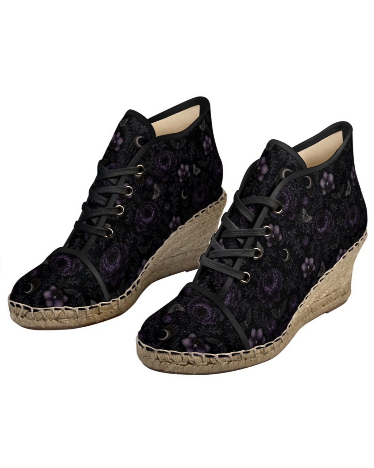 Eternal Nocturne Wedge Espadrilles