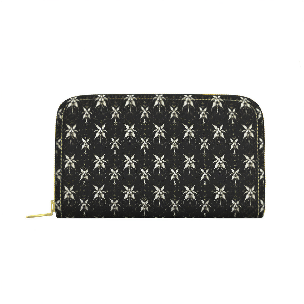 Signature Textured Leather Zip Wallet
