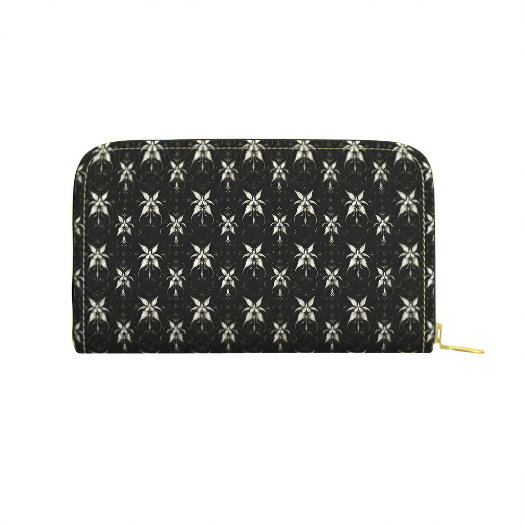 Signature Textured Leather Zip Wallet