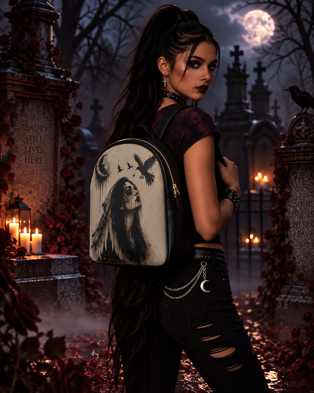 Widow's Watch Leather Backpack