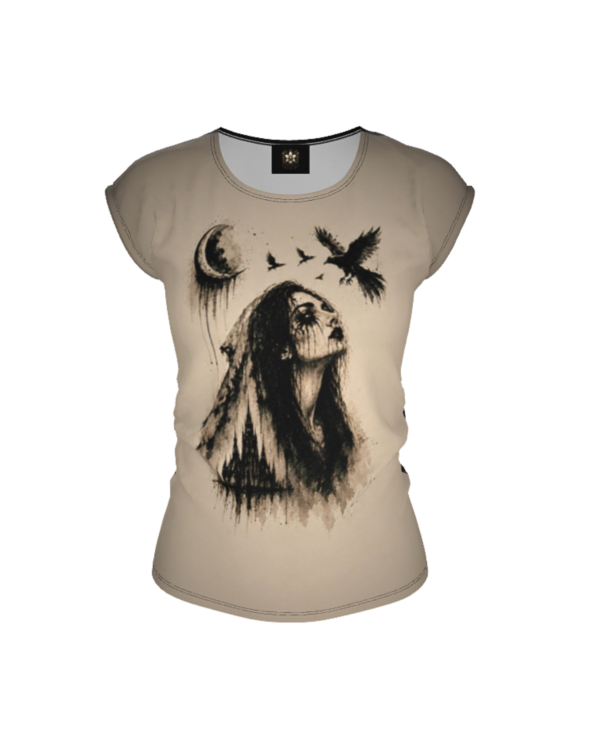 Widow's Watch - Contrast Loose Fit T-Shirt